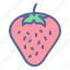 strawberry, fruit, berry 