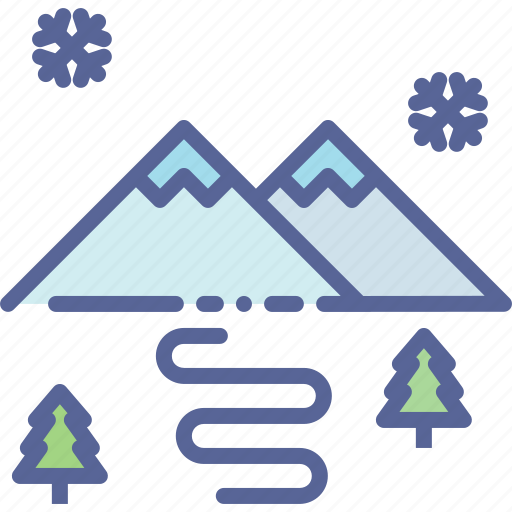 Snow, mountain, scenery, competition, olympics, winter, landscape icon - Download on Iconfinder