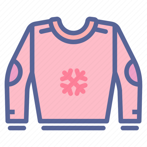 Sweater, knitted, season, winter, apparel, clothing, cold icon - Download on Iconfinder