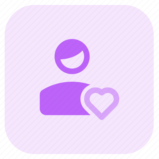 Love, heart, like, single user, shape icon - Download on Iconfinder