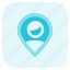 nearby, location, map, pin, single user 