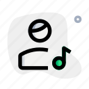 musical note, single user, music, audio