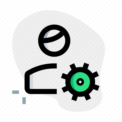 Setting, gear, single user, settings icon - Download on Iconfinder