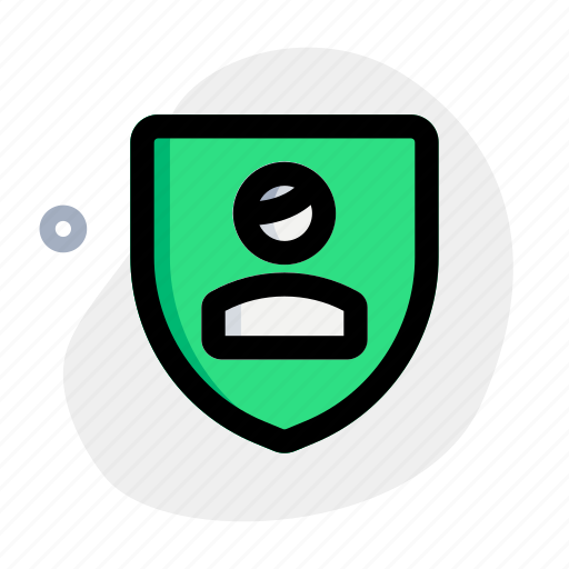 Shield, security, protect, single user icon - Download on Iconfinder