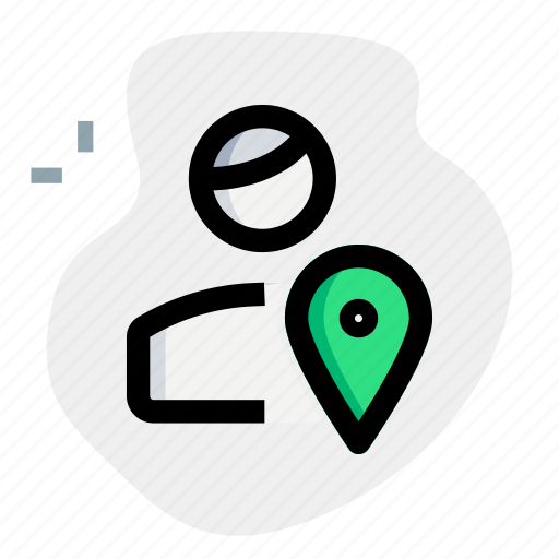 Location, pin, map, single user icon - Download on Iconfinder