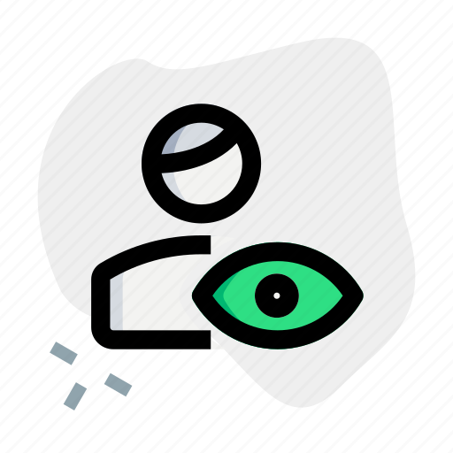 View, eye, watch, single user icon - Download on Iconfinder