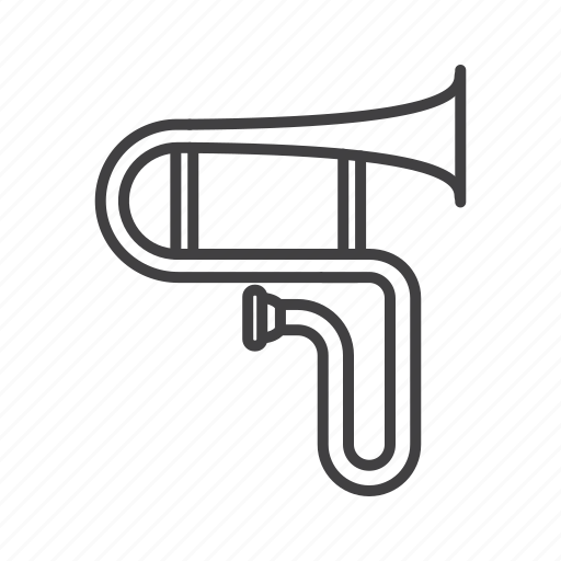 Brass, cimbasso, trombone icon - Download on Iconfinder