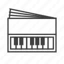 accordion, harmonica, harmonium, keys