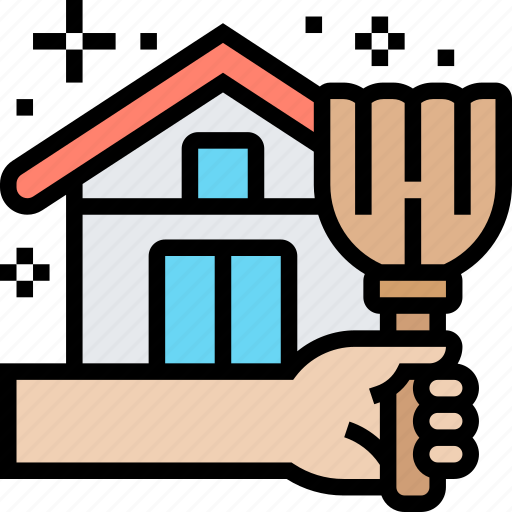 Home, cleaning, housework, service, hygiene icon - Download on Iconfinder