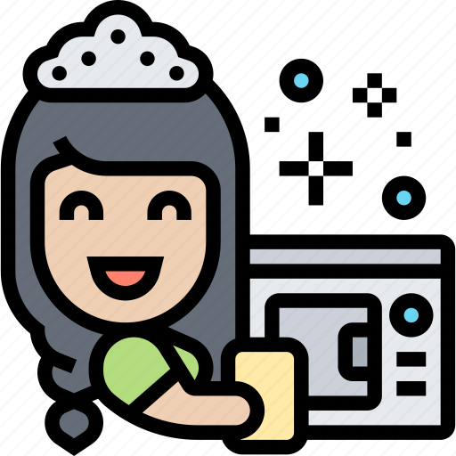 Oven, kitchen, cleaning, housework, chores icon - Download on Iconfinder