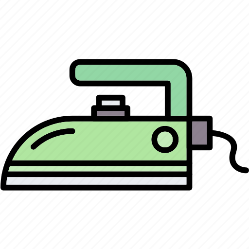 Iron, electric, ironing, laundry, tool icon - Download on Iconfinder