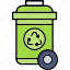 recycle, bin, recycling, sorting, waste 