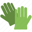 cleaning gloves, green cleaning gloves, pair of gloves, rubber gloves, sweeping 