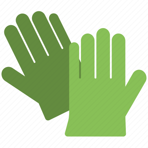 Cleaning gloves, green cleaning gloves, pair of gloves, rubber gloves, sweeping icon - Download on Iconfinder