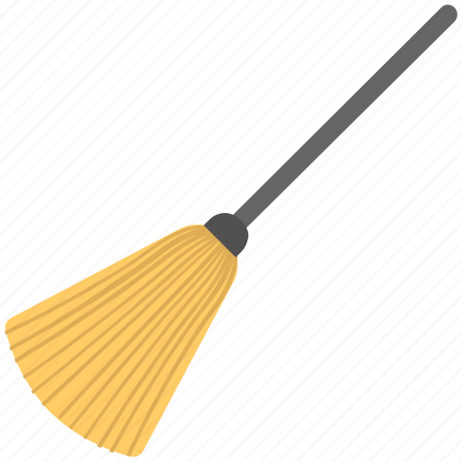Broomstick, cleaning floor, equipment, sweeper, sweeping floor icon - Download on Iconfinder