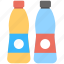 chemicals, cleaning bottles, solutions, two bottles, washing 