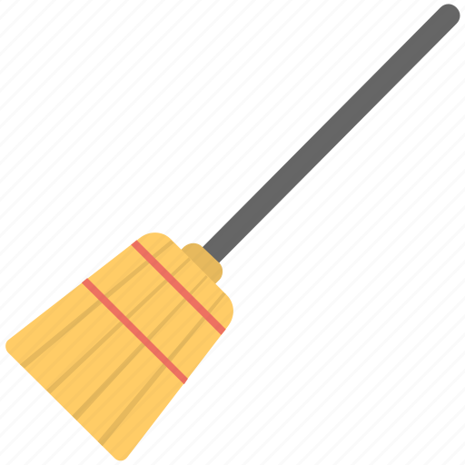 Broomstick, cleaning broom, cleaning surface, sweeping. sweeper icon - Download on Iconfinder