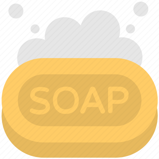 Bathing, cleaning, shower, soap bar, soap bubbles icon - Download on Iconfinder