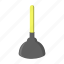 cleaning, cleanup, equipment, plunger, tool 
