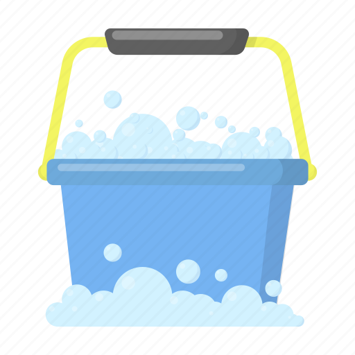 Bucket, cleaning, cleanup, equipment, foam, tool icon - Download on Iconfinder