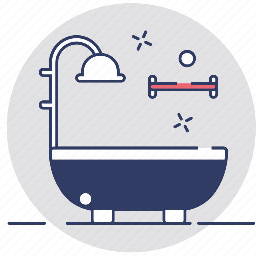 Bath, bathroom, bathtub, jacuzzi, shower icon - Download on Iconfinder