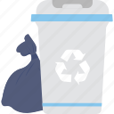 dustbin, garbage, litter bin, recycle bin, trash