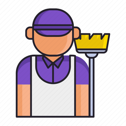 Cleaning, janitor, mop icon - Download on Iconfinder