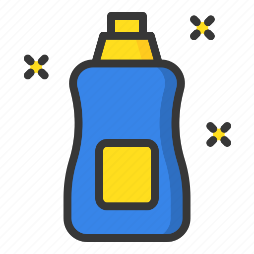 Bottle, cleaning, cleaning supply, household, housekeeping, stain remover, washing icon - Download on Iconfinder