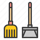 broom, clean, cleaning, cleaning equipment, dustpan, household, housekeeping