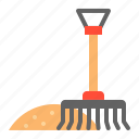 clean, cleaning, garden, gardening, housekeeping, rake, tool