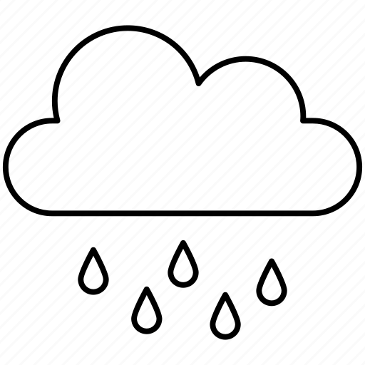Cloud, drops, rain, weather icon - Download on Iconfinder
