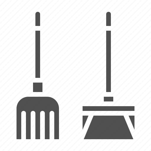 Broom, cleaning, cleaning equipment, dustpan, housekeeping icon - Download on Iconfinder