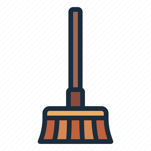 Broom, clean, cleaning, household, hygiene icon - Download on Iconfinder