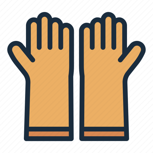 Glove, clean, cleaning, household, hygiene icon - Download on Iconfinder