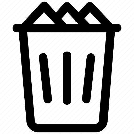 Dustbin, garbage, litter bin, recycle bin, trash icon - Download on Iconfinder