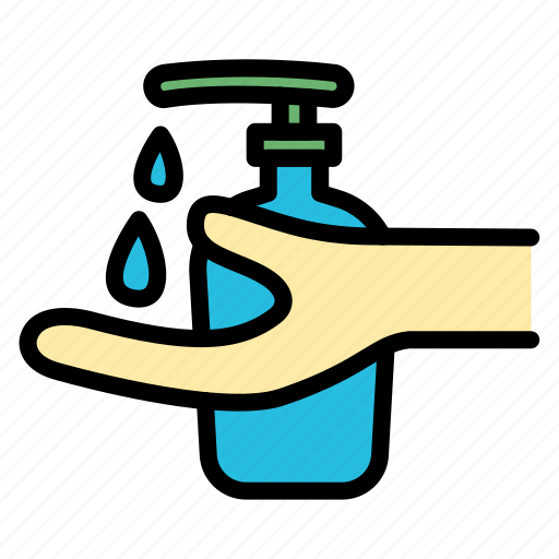Cleaning, service, clean, hygiene, soap, hand, bottle icon - Download on Iconfinder