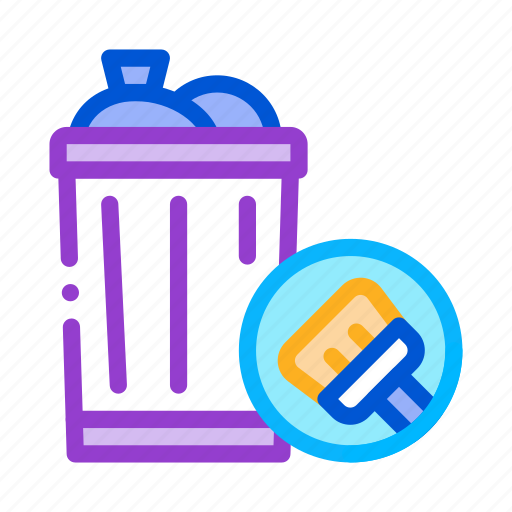 Can, clean, cleaning, rubbish, service, tool, trash icon - Download on Iconfinder