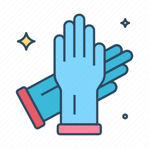 Cleaning, gloves, cleaning gloves, washing gloves, handwear, protection icon - Download on Iconfinder