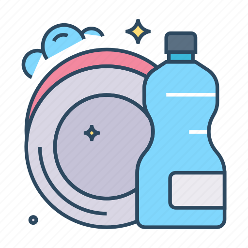 Dish, wash, dish wash, clean, cleaning, dishes, liquid icon - Download on Iconfinder