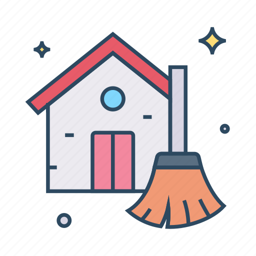Home, cleaning, home cleaning, deep cleaning, housekeeping, clean, home appliance icon - Download on Iconfinder