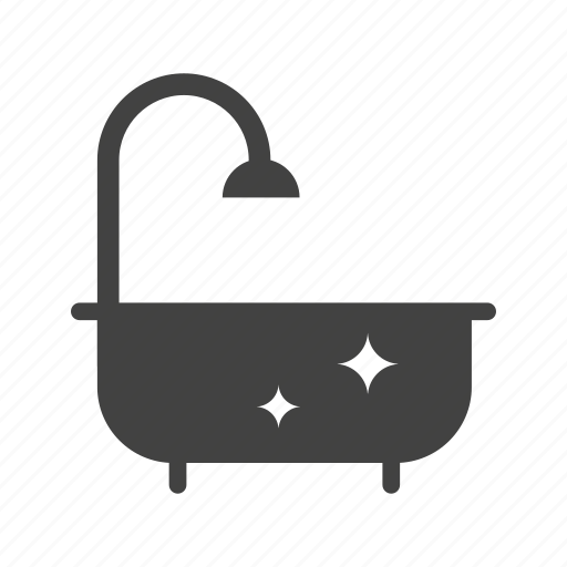 Bath, cleaning, home, rag, tap, tub, water icon - Download on Iconfinder