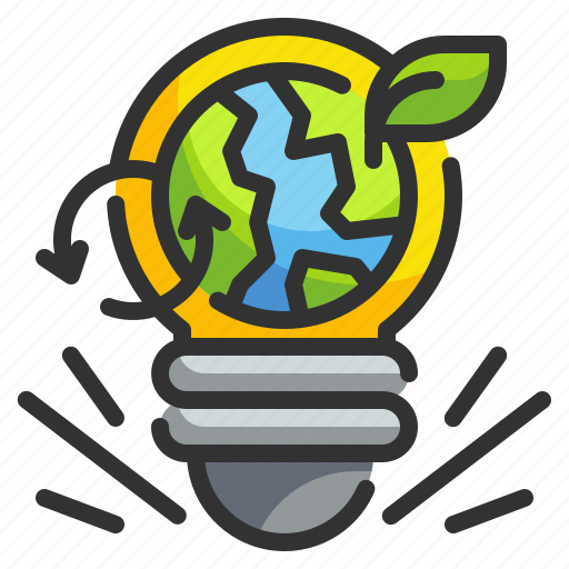 Ecology, electricity, idea, invention, lamp, light, plant icon - Download on Iconfinder