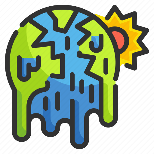 Earth, global, hot, temperature, thermal, warming, warning icon - Download on Iconfinder