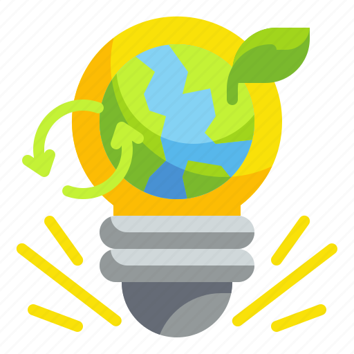 Ecology, electricity, idea, invention, lamp, light, plant icon - Download on Iconfinder