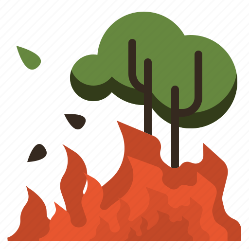 Destruction, forest, global, heatwaves, hot, warming, wildfires icon - Download on Iconfinder