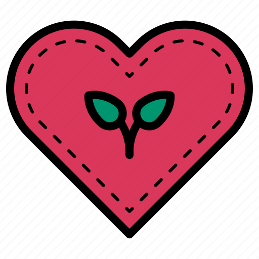 Heart, love, eco friendly, ecology, environment icon - Download on Iconfinder