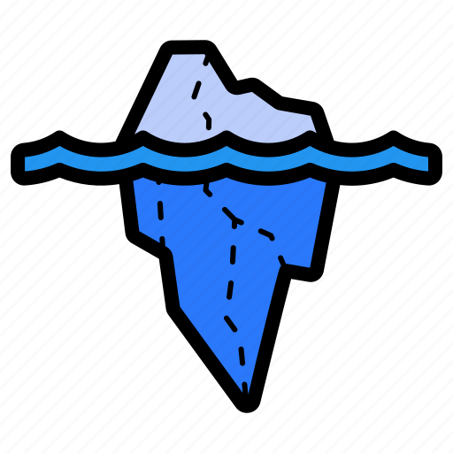 Iceberg, glacier, melting, cold, sea icon - Download on Iconfinder