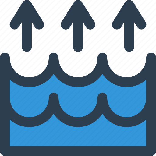 Water, water level, sea level icon - Download on Iconfinder