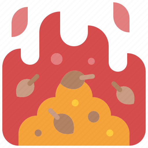 Incineration, burn, fire, garbage, pollution, waste, air icon - Download on Iconfinder