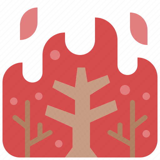 Wildfire, fire, disaster, forest, burn, pollution, environment icon - Download on Iconfinder